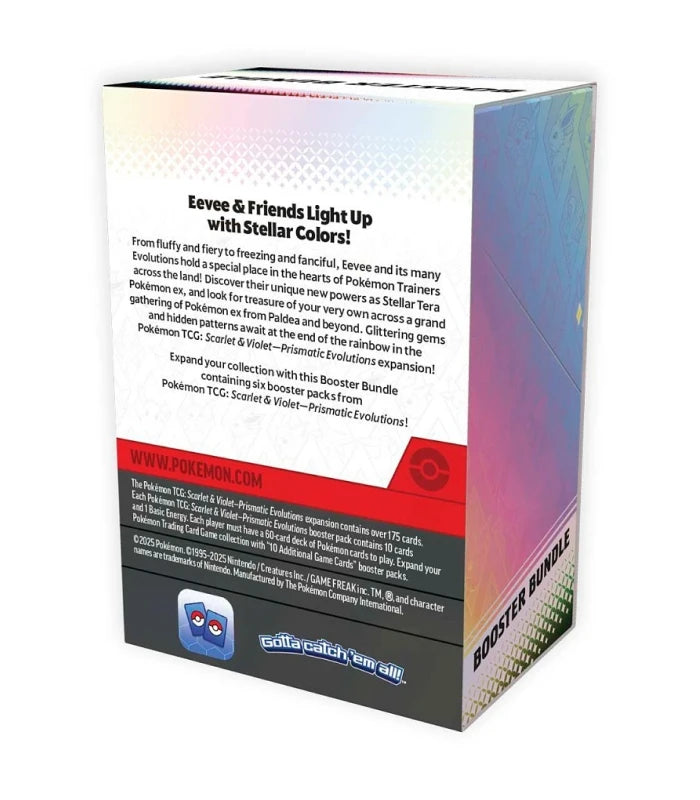 Prismatic Evolutions Booster Bundle – 6 Booster Packs