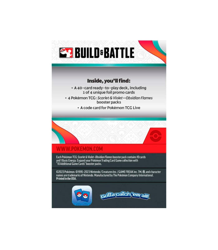 Obsidian Flames Build & Battle Box - Pokémon TCG