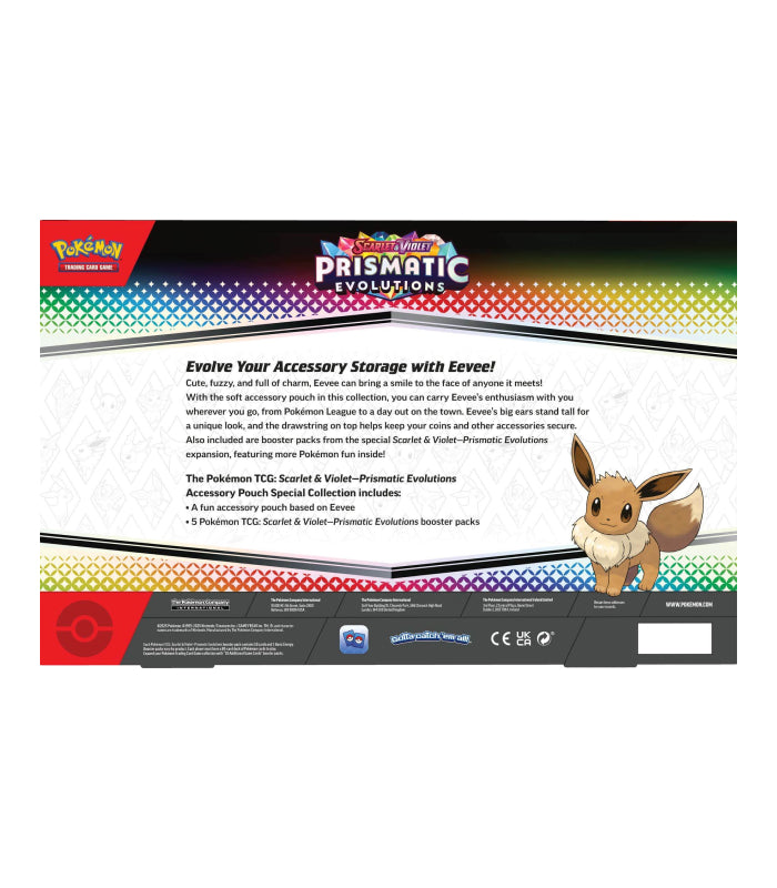 Prismatic Evolutions Accessory Pouch Eevee - Special Collection