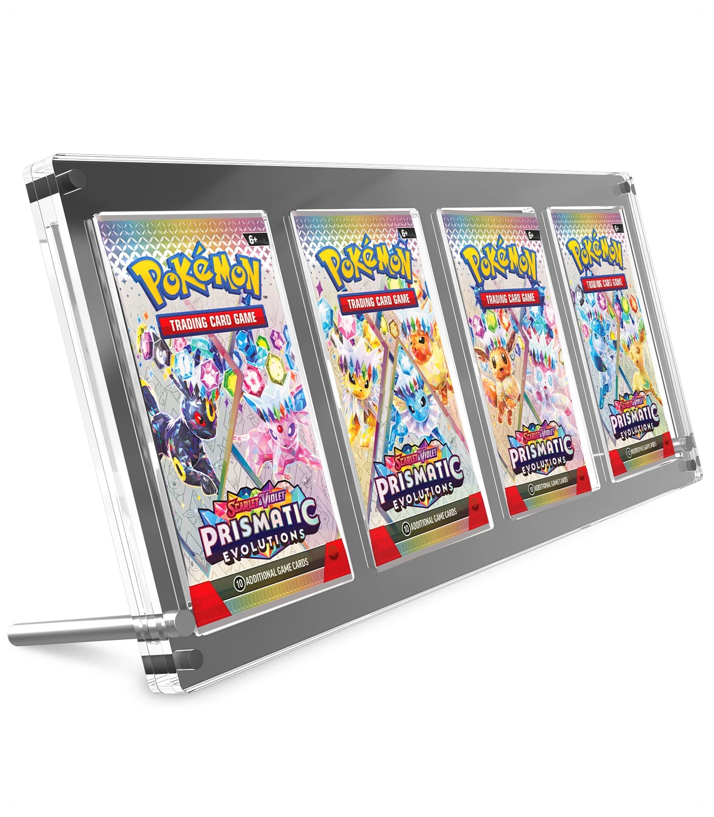 Pokémon Boosterpack Artset 4 Packs - Acrylic Case - CardNation