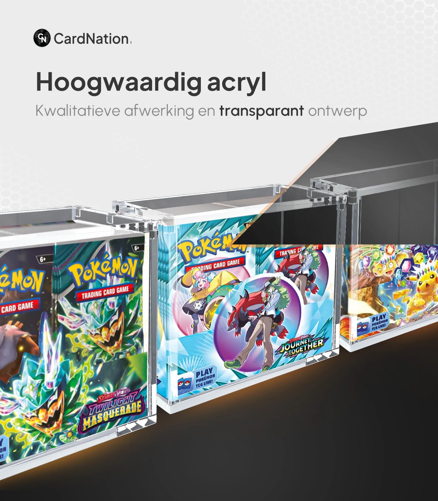 Booster Box Acrylic Case - Pokémon Booster Box Acrylic - CardNation