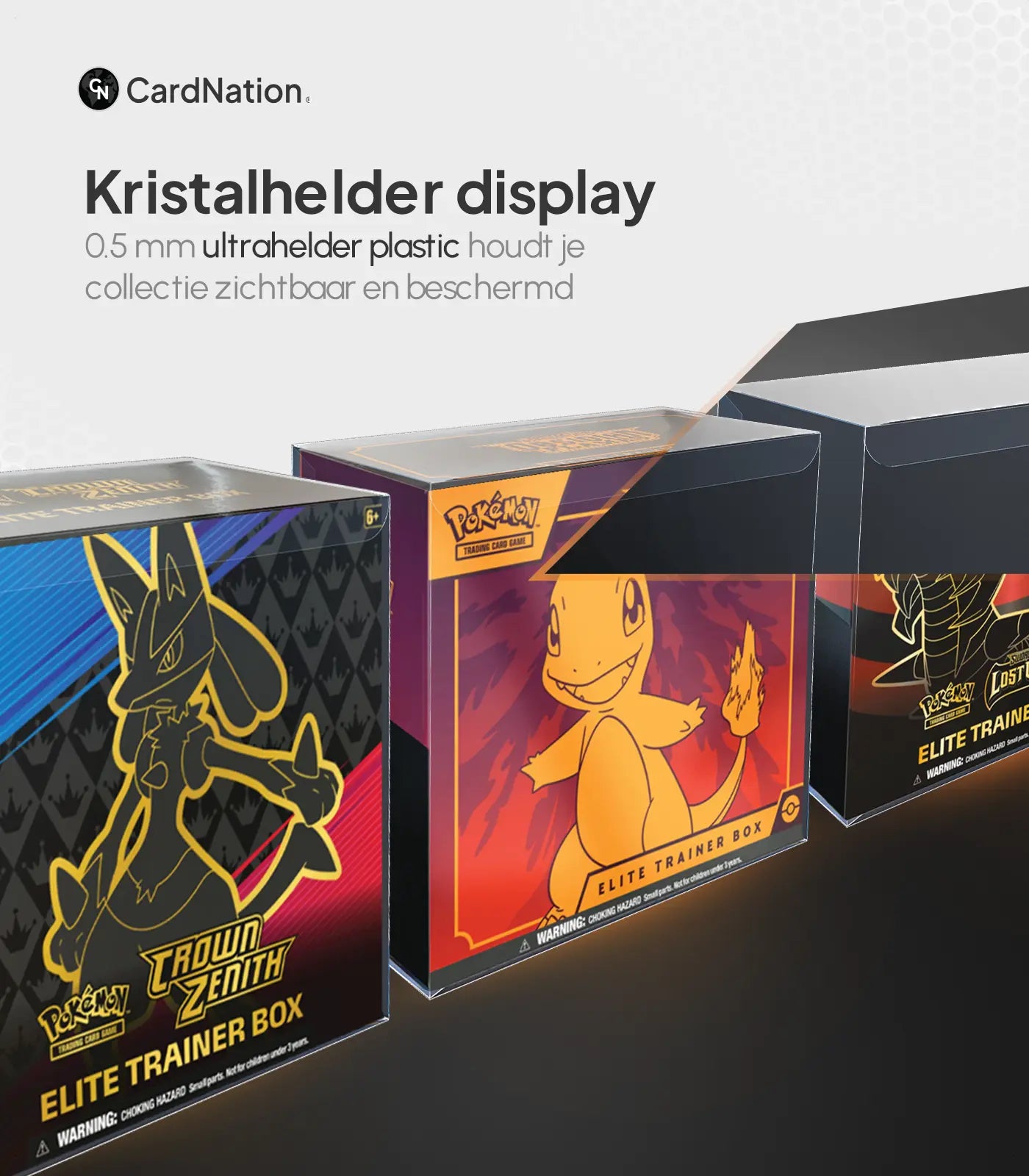 10x Plastic Elite Trainer Box Protector - ETB Plastic Protector - CardNation