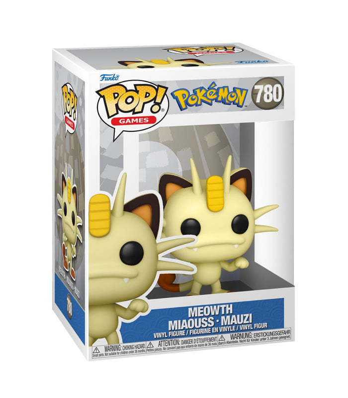 Meowth - Funko Pop - #780 - Hoogwaardig vinyl