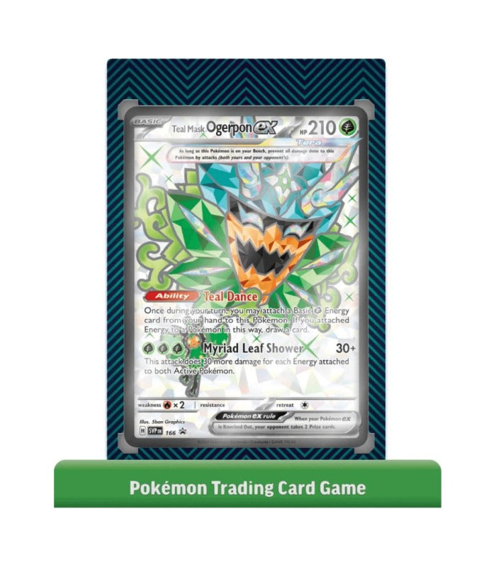 Ogerpon EX Box - Pokémon TCG - 6 Booster Packs