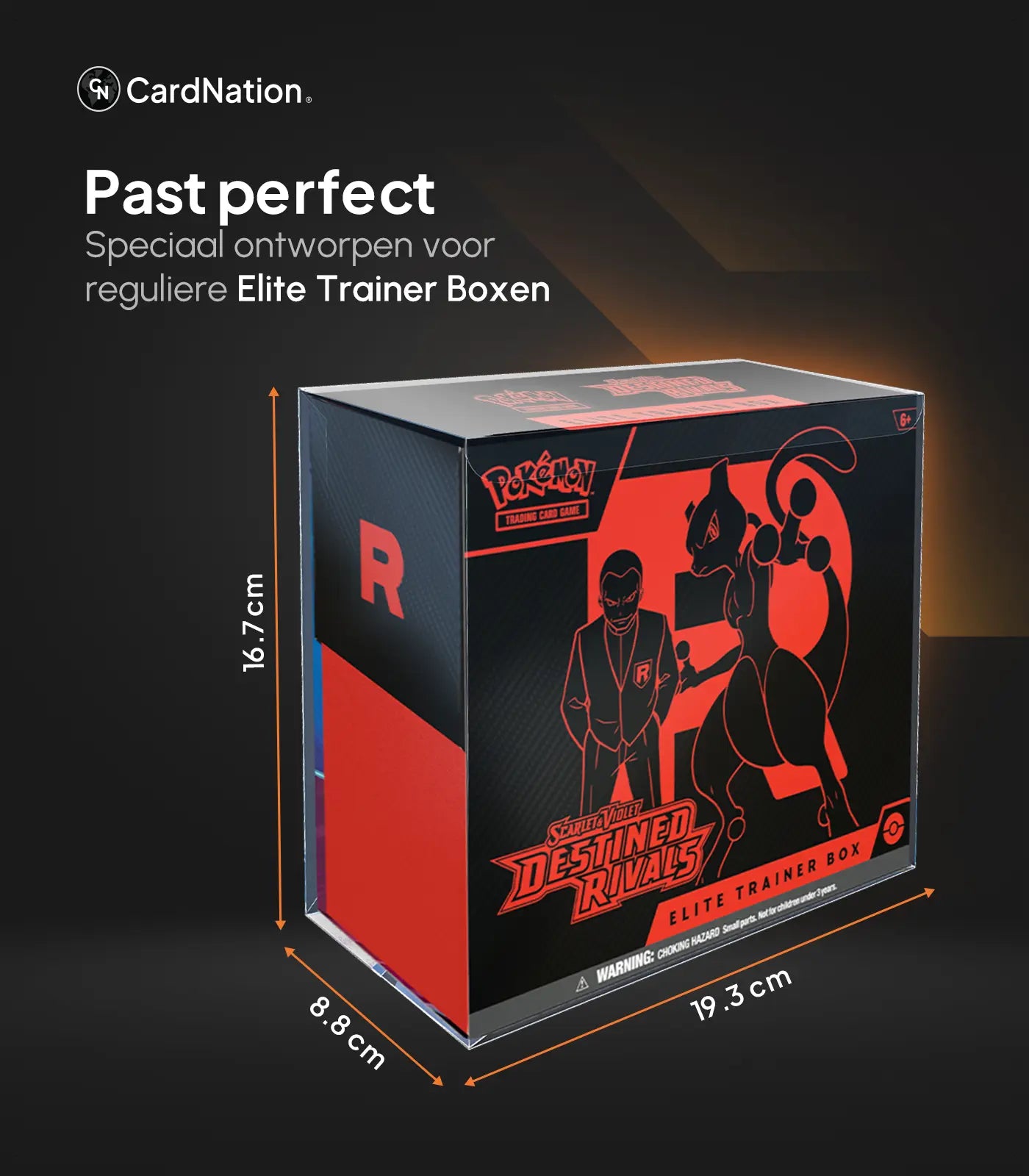 10x Plastic Elite Trainer Box Protector - ETB Plastic Protector - CardNation