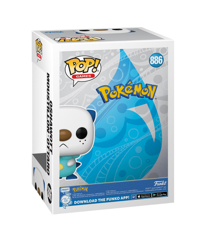 Oshawott - Funko Pop - #886 - Hoogwaardig vinyl