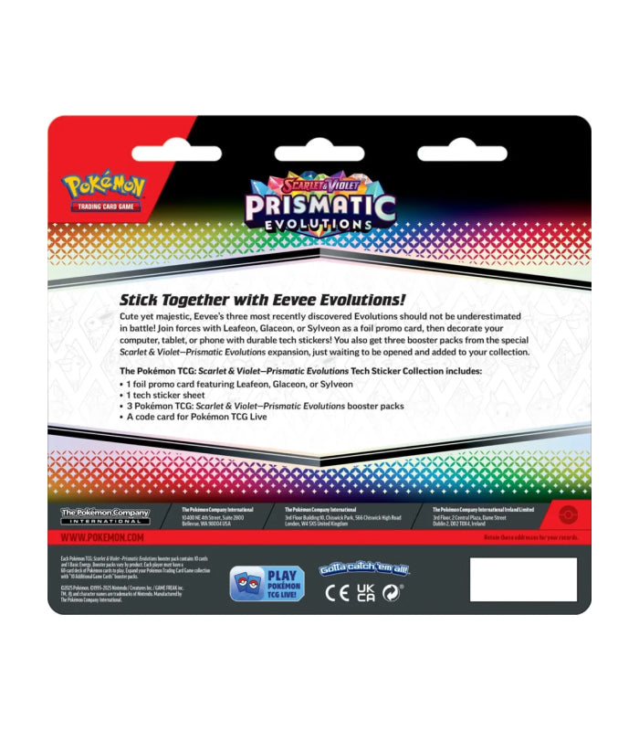 Prismatic Evolutions Sticker Collection Glaceon - Pokemon TCG